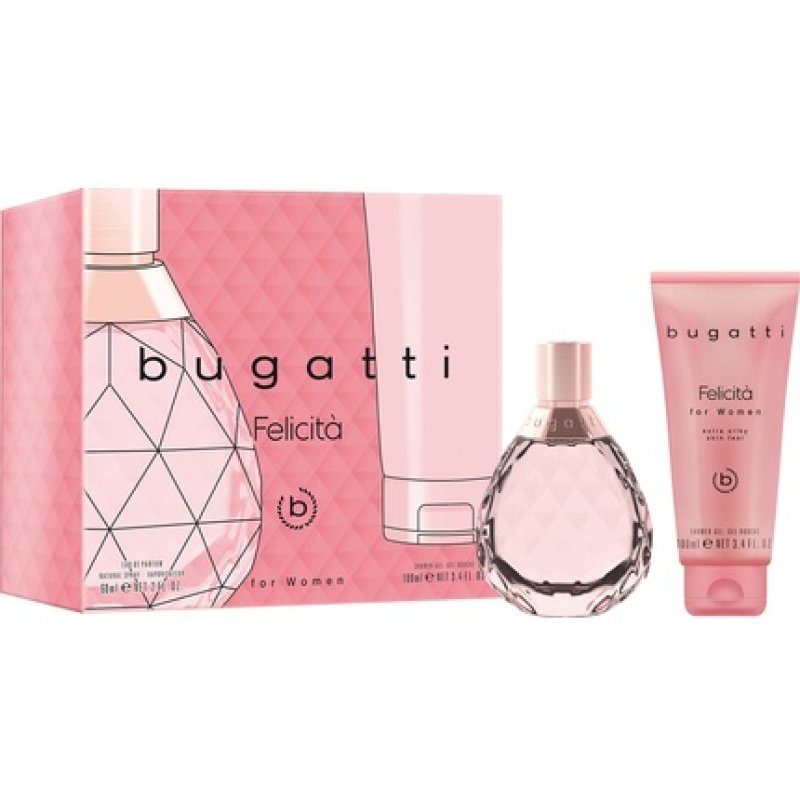 Sirowa Bugatti Women's Gift Set Felicita Perfume 60ml And Shower Gel 100ml