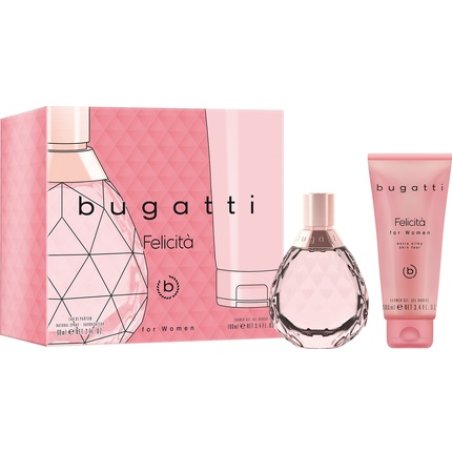 Sirowa Bugatti Women's Gift Set Felicita Perfume 60ml And Shower Gel 100ml