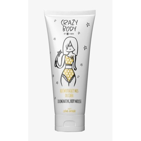 Hiskin Crazy Body Illuminating Mousse For Body Pina Colada 250 Ml