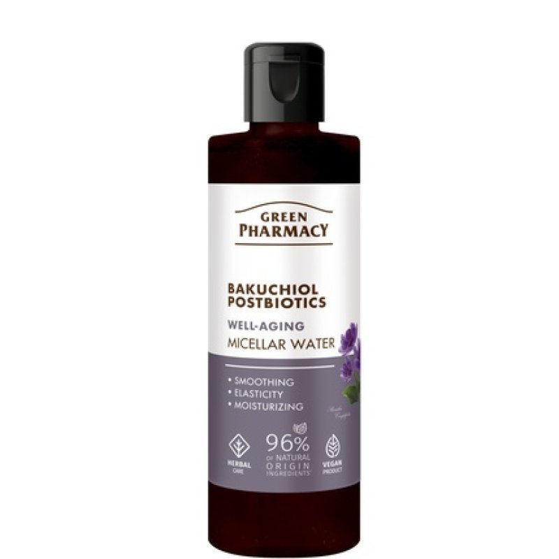 Elfa Pharm Green Pharmacy Bakuchiol Postbiotics Antiaging Micellar Water 200 Ml