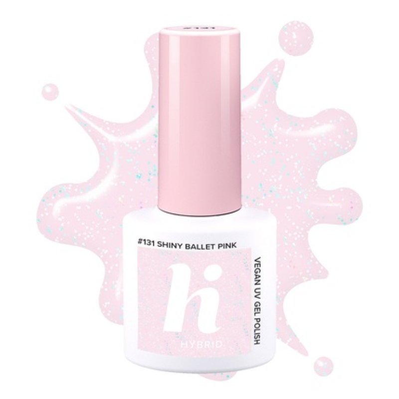 Hi Hybrid Hybrid Nail Polish No 131 Shiny Ballet Pink 5 Ml