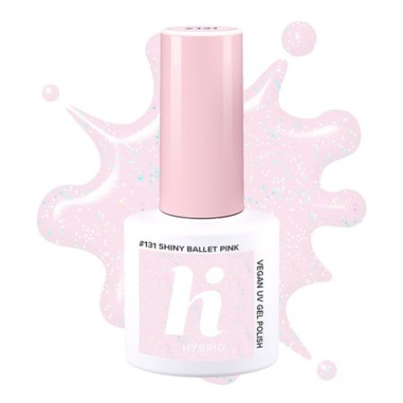 Hi Hybrid Hybrid Nail Polish No 131 Shiny Ballet Pink 5 Ml