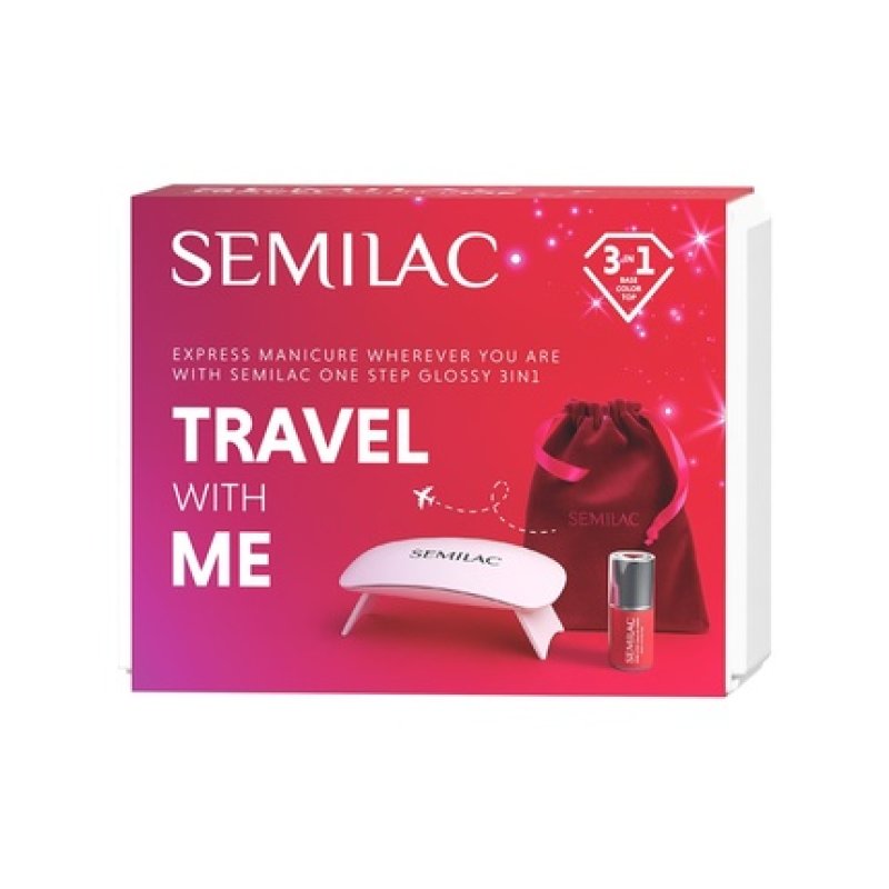 Semilac Travel With Me Set A Perfect Gift Set For Cosmetics Lovers