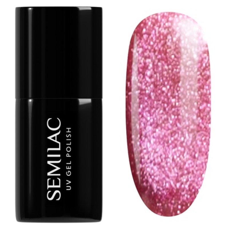 Semilac Magnetic Raspberry Red Obsession Nail Polish