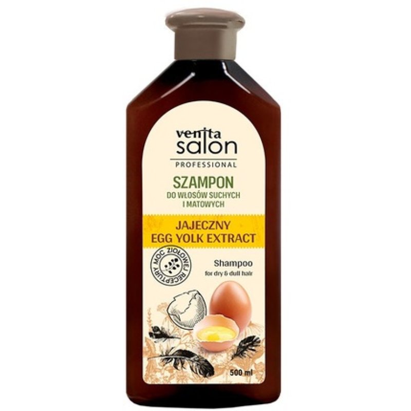 Venita Salon Professional Egg Shampoo For Dry And Dull Hair 500 Ml