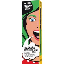 Venita Trendy Mascara 3 In 1 Eyebrows And Lashes No 37 Emerald Green 13 G