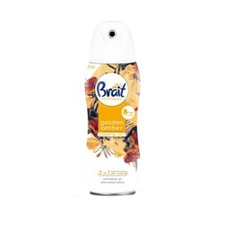 Dramers Brait 2in1 Air Care Dry Air Freshener Golden Amber Essential Oils 300 Ml