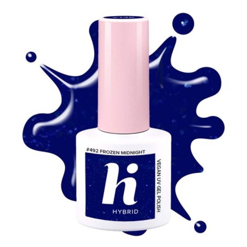 Hi Hybrid Frosted Fairytale Hybrid Nail Polish 492 Frozen Midnight 5 Ml