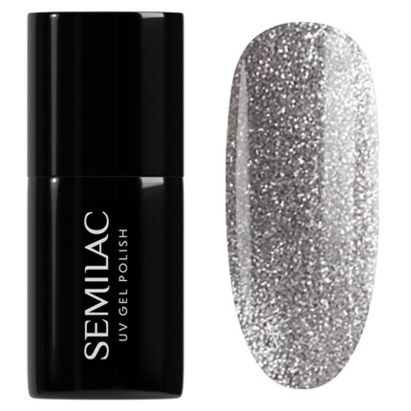 Semilac Winter Wonderland Hybrid Nail Polish 951 Silver Magnetic 7 Ml