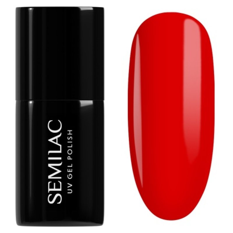 Semilac Nail Polish 793 Rebel Rose Red Obsession A Vibrant Red Shade For Stunning Nails