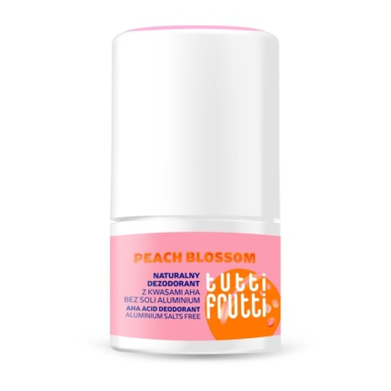 Farmona Tutti Frutti Peach Blossom Natural Acid Deodorant Without Aluminum Salts Aha Acids 50 Ml