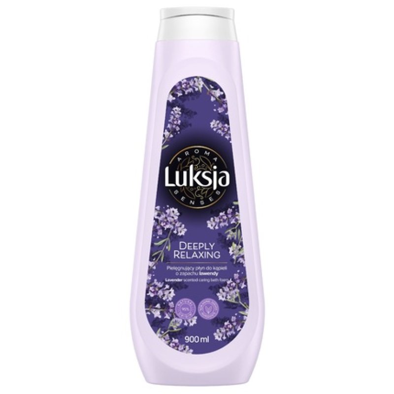 Sarantis Luksja Aroma Senses Deeply Relaxing Bath Liquid With Lavender Scent 900 Ml