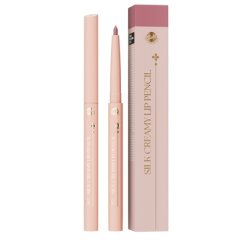 Bell Silk Creamy Lip Pencil Longlasting Lip Liner 02 Dusty Rose 027g
