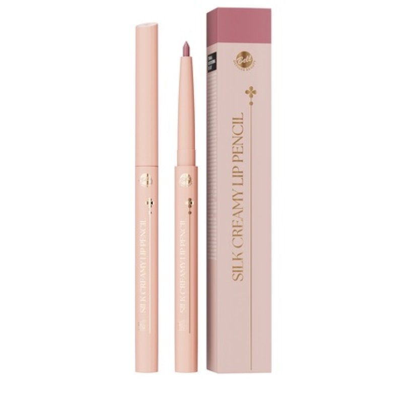 Bell Silk Creamy Lip Pencil Longlasting Lip Liner 02 Dusty Rose 027g