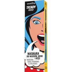 Venita Trendy Mascara 3 In 1 Eyebrows And Eyelashes No 35 Azure Blue 13 G