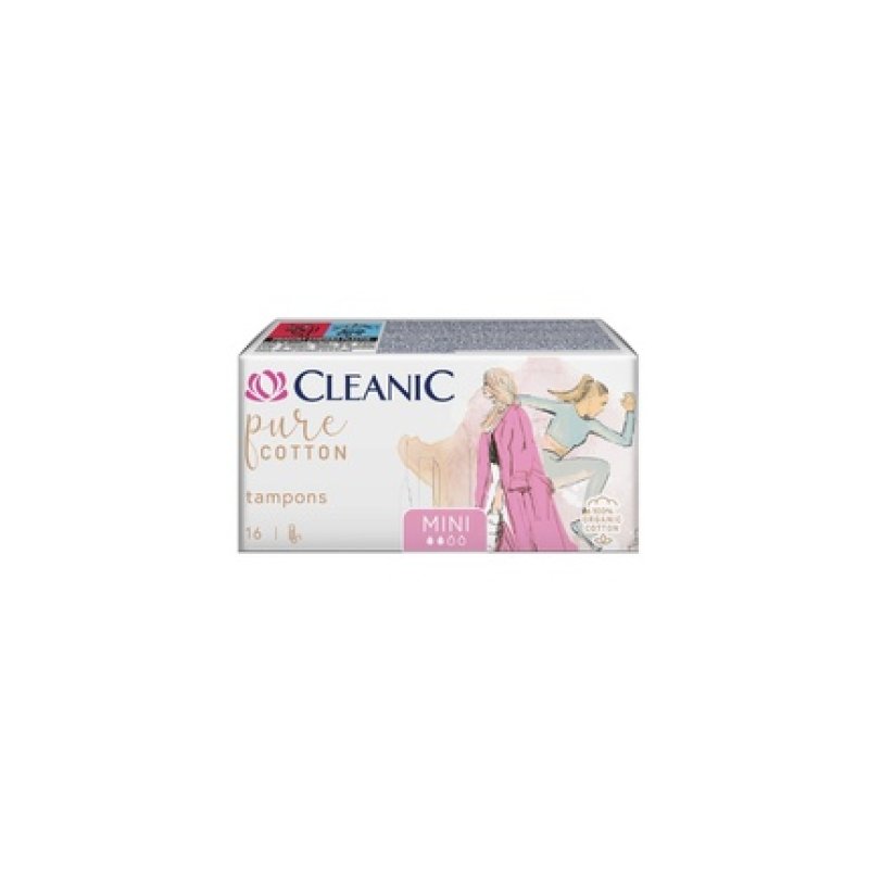 Harper Cleanic Pure Cotton Mini Tampons From Organic Cotton 16 Pieces