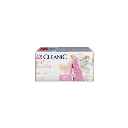 Harper Cleanic Pure Cotton Mini Tampons From Organic Cotton 16 Pieces