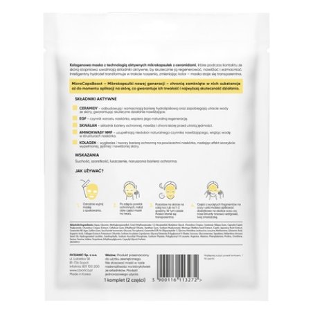 Lbiotica Transforming Hydrogel Collagen Mask With Ceramides Regeneration And Hydration