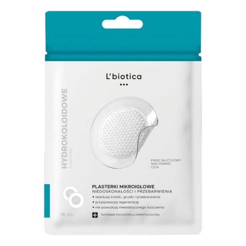 Lbiotica Microneedle Patches For Imperfections And Discolorations 2x9 Pieces