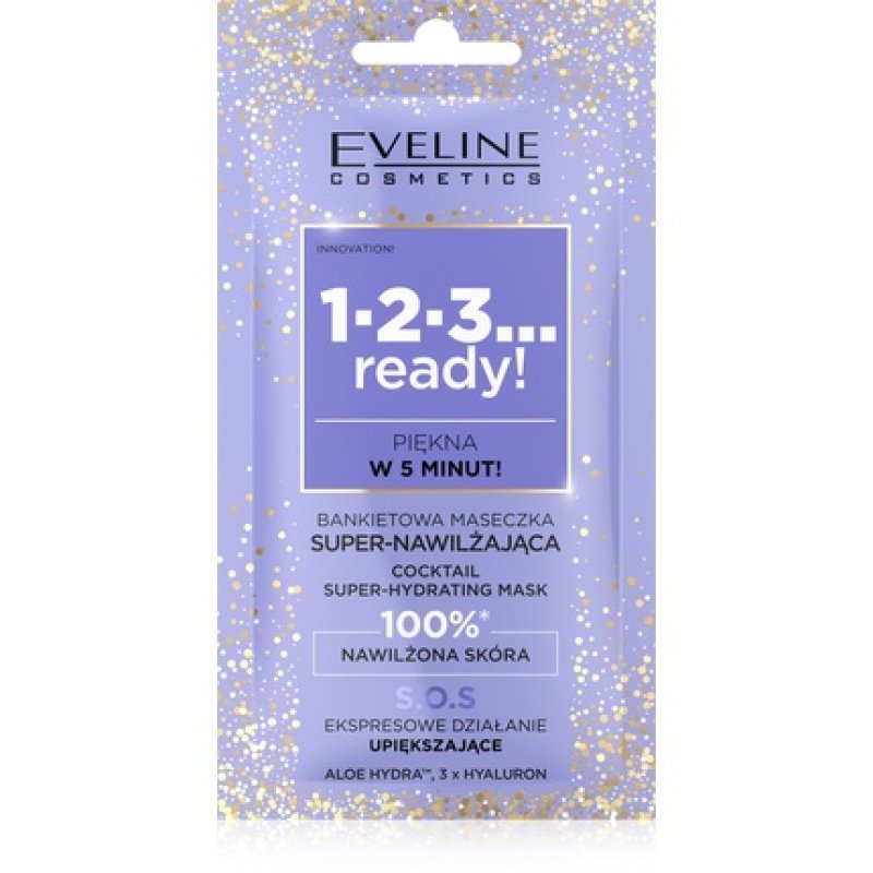 Eveline Sasz Mask 8ml 123 Ready Moisturizing