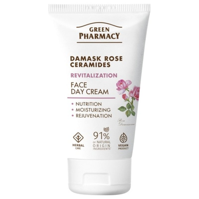 Elfa Pharm Green Pharmacy Damask Rose Ceramides Revitalizing Day Cream 50 Ml