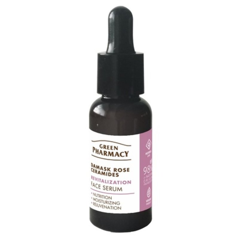 Elfa Pharm Green Pharmacy Damask Rose Ceramides Revitalizing Face Serum 30 Ml