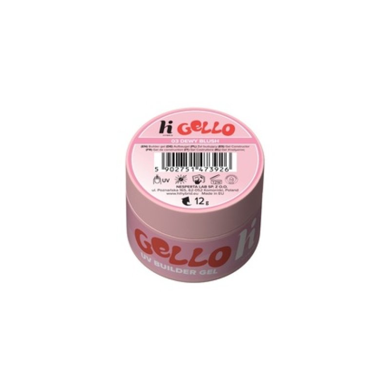 Hi Hybrid Hi Hybrid Gello Building Gel 03 Dewy Blush 12 G