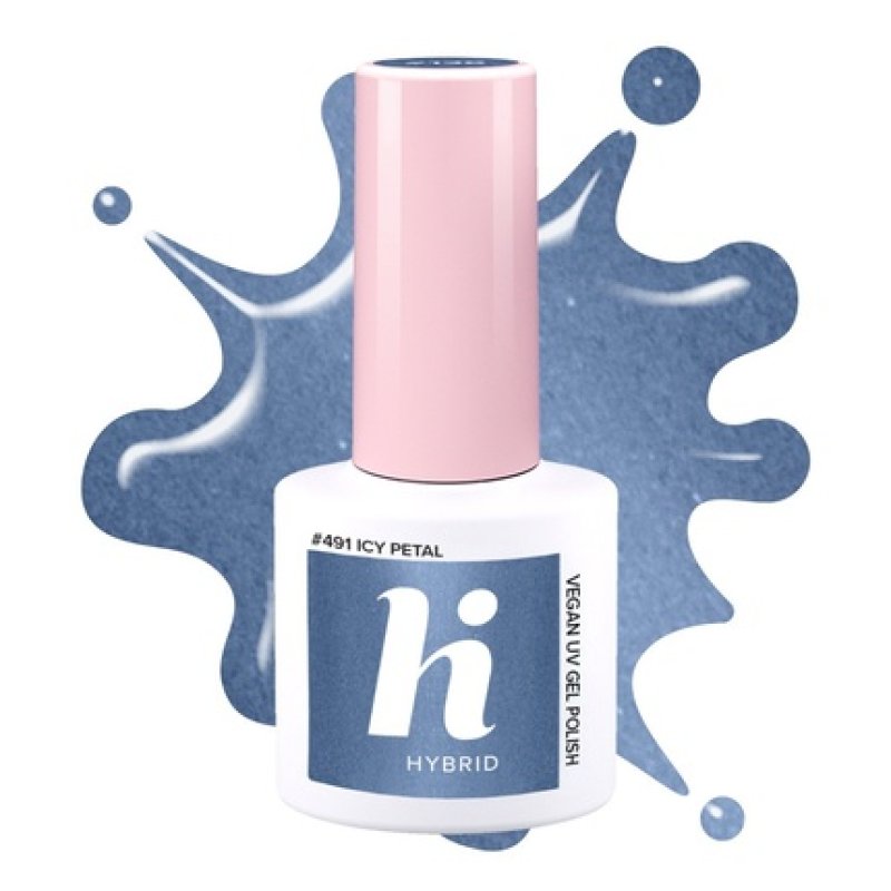 Hi Hybrid Hi Hybrid Frosted Fairytale Hybrid Nail Polish 491 Icy Petal 5 Ml