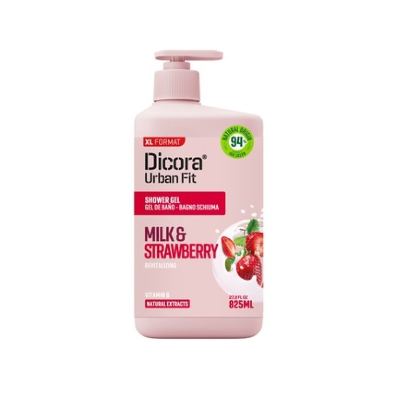 Disiclin Dicora Shower Gel Milk And Strawberry 825 Ml
