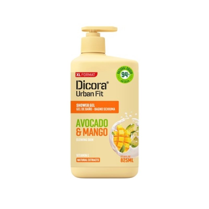 Disiclin Dicora Shower Gel Avocado And Mango 825 Ml