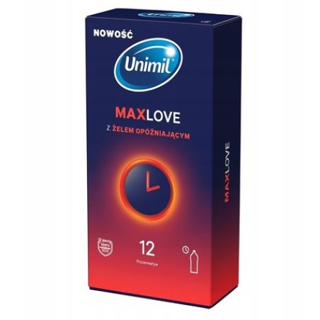 Artrozne Mh Unimil Max Love Condoms 12 Pieces