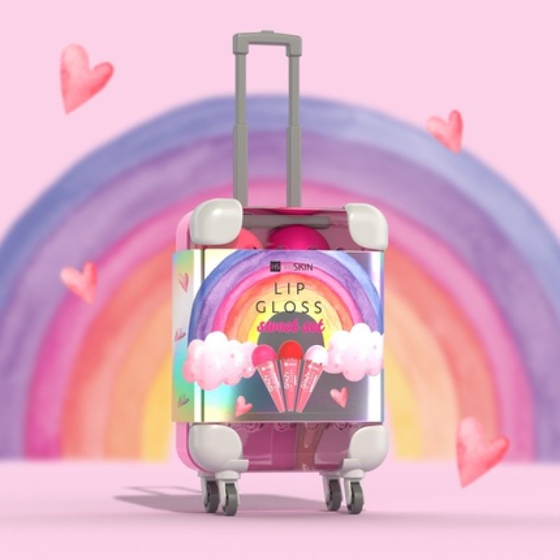 HISKIN CRAZY LIP GLOSS SWEET SET CASE 3X6ML