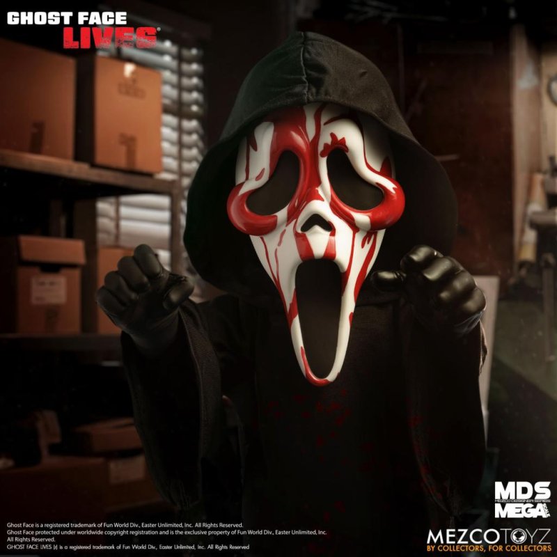 SCREAM - Bloody Ghost Face - Poupée MDS Mega Scale Talking 37cm