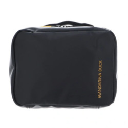 Mandarina Duck Eco Coated Necessaire M Toiletry Bag In Black