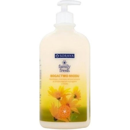 Soraya - Family Fresh Honey Richness Shower Gel From Pump - 1000ml