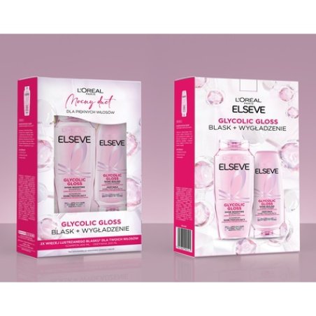 Loreal Elseve Glycolic Gloss Shampoo Conditioner Set