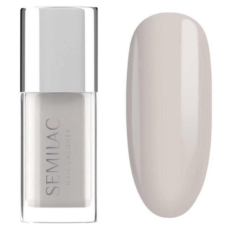 Semilac Nail Lacquer Classic Nail Polish 101 Sheer Nude 9 Ml