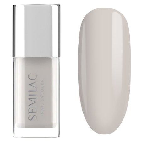 Semilac Nail Lacquer Classic Nail Polish 101 Sheer Nude 9 Ml