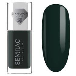 Semilac Nail Lacquer Classic Nail Polish 114 Bottle Green 9 Ml