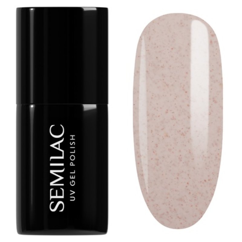 Semilac Inner Glow Hybrid Nail Polish 963 Rose Stracciatella 7 Ml