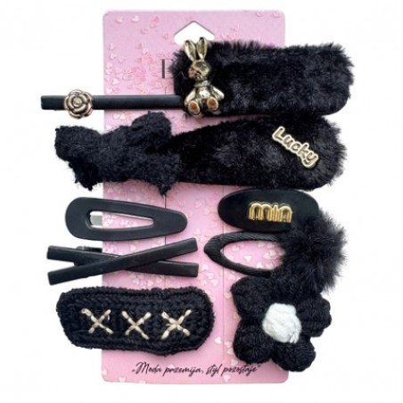 Ecarla Hair Clips Set Sp434 10 Pieces