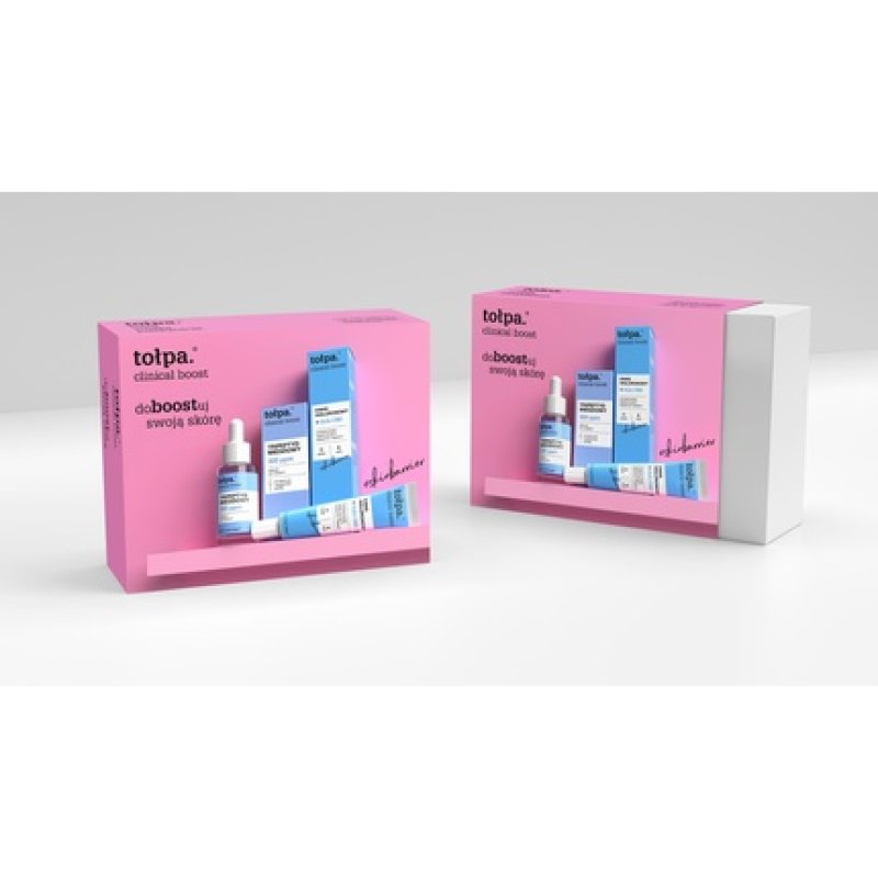 Tolpa Clinical Boost Gift Set Face Serum 30ml And Intensive Moisturizing Face Cream 40ml