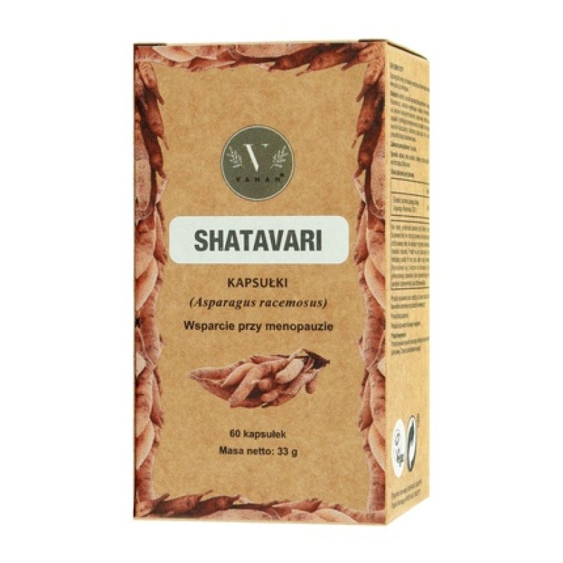 Ajurweda Vanan Shatavari Dietary Supplement Supporting Reproductive And Hormonal System Capsules 60 Pcs