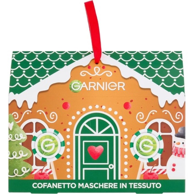 Garnier Skincare Gift Set with 4 Face Masks and 1 Anti-Aging Mask