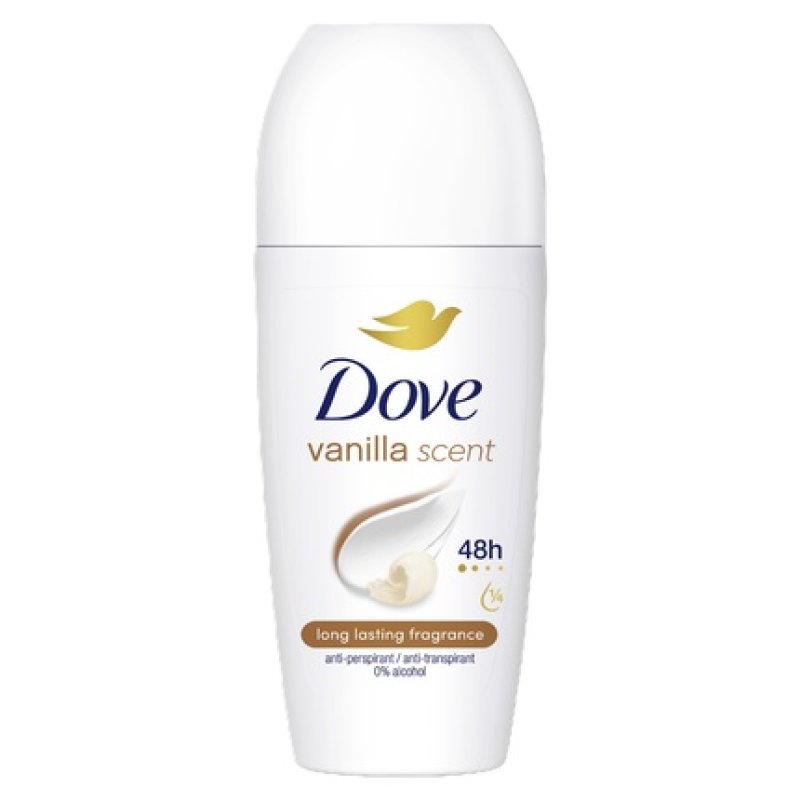 Unilever Dove Vanilla Scent Antiperspirant Rollon For Women 50 Ml