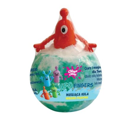 Chlapu Chlap Whirling Foaming Bath Bomb Ufo Fingers Orange Flavor