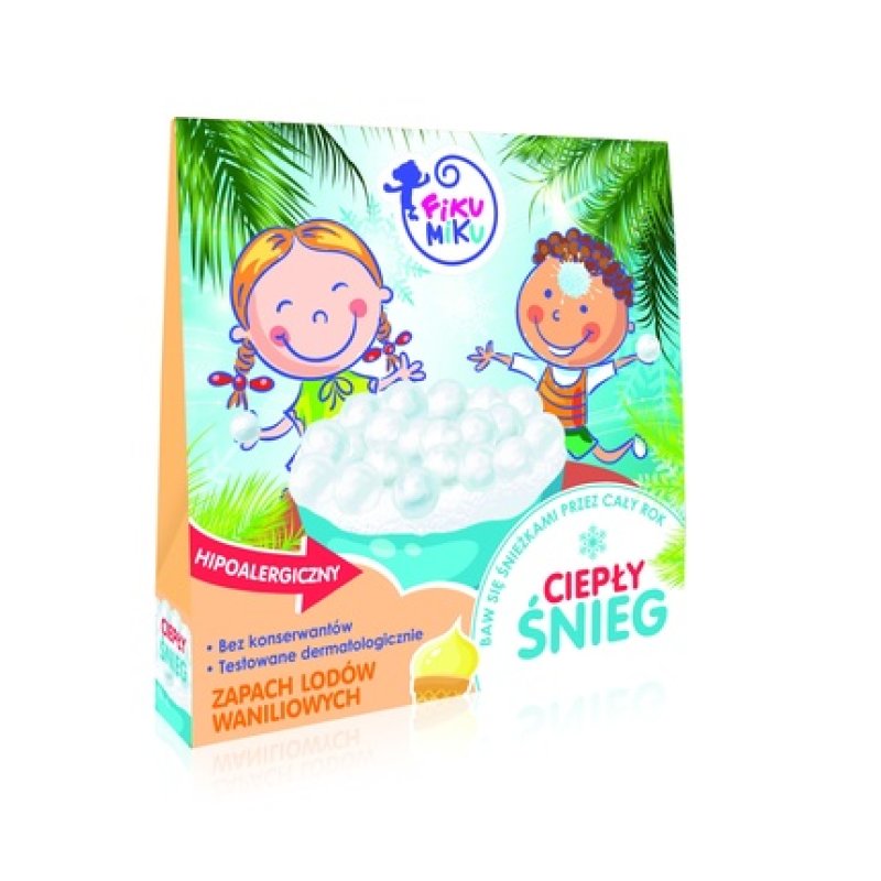 Chlapu Chlap Fiku Miku Warm Snow With Vanilla Ice Cream Scent For Children 2 X 40 G