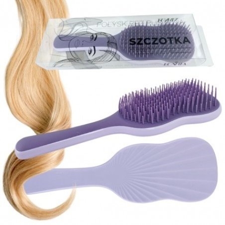 Ecarla Hair Brush Purple Scz19