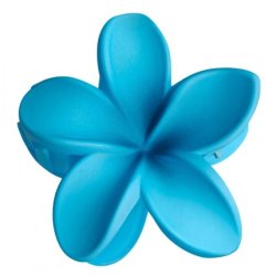 Ecarla Hair Clip Xl Ombre Flower Matte Blue Sp401