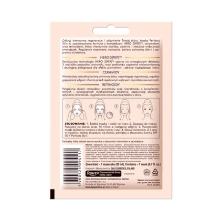 Dax Perfecta Skin Malgorzata Kozuchowska Antiaging Mask Serum On Fabric 20 Ml